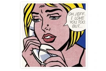 רוי ליכטנשטיין, "Jeff I love you too… but" 1964